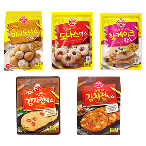 오뚜기 김치전+감자전+도나스1+핫케이크+찹쌀미니1